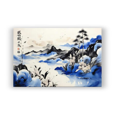Traditional Chinese Ink Painting 8 Abstrakte Kunst Wandbild
