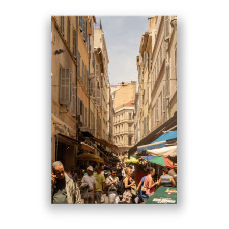 Treiben in Marseille Fotografie Wandbild
