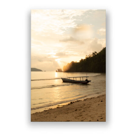 Sonnenuntergang auf der Insel Mentawai, Indonesien Fotografie Wandbild