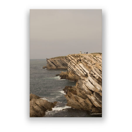 Klippen in Peniche, Portugal Fotografie Wandbild