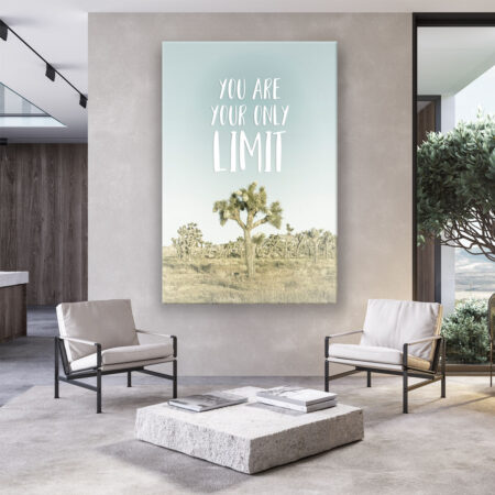 You are your only limit | Wüstenimpression Fotografie Wandbild