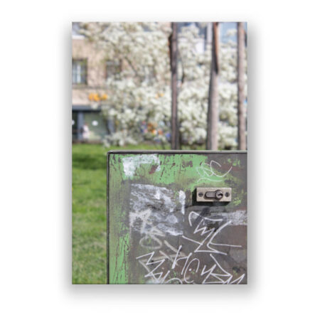 grafische Fotografie “Ton in Ton im Frühling” – ehem. BuGa Köln Abstrakte Kunst Wandbild