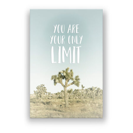 You are your only limit | Wüstenimpression Fotografie Wandbild