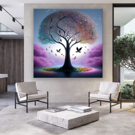 The Tree of Imagination Abstrakte Kunst Wandbild