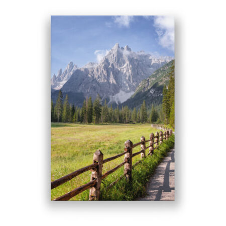 Die Dolomiten bei den Drei Zinnen Fotografie Wandbild