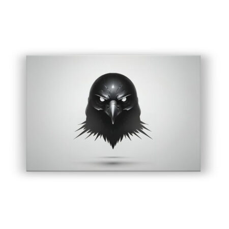 DARK CROW X Abstrakte Kunst Wandbild