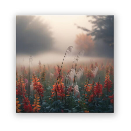 Flower Field Fotografie Wandbild