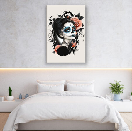 Catrina Dia de los Muertos Fantasie Wandbild