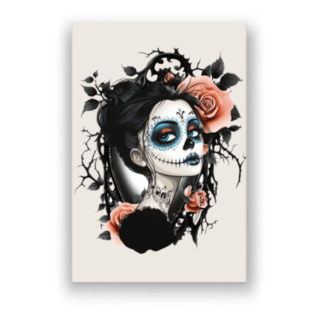 Catrina Dia de los Muertos Fantasie Wandbild