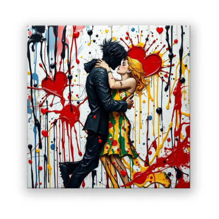 Liebe Abstrakte Kunst Wandbild