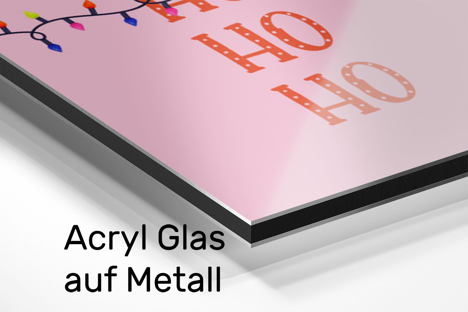 Ho Ho Ho Christmas Light Wandbild ArtIsGreat Ho Ho Ho Christmas Light Comic Wandbild